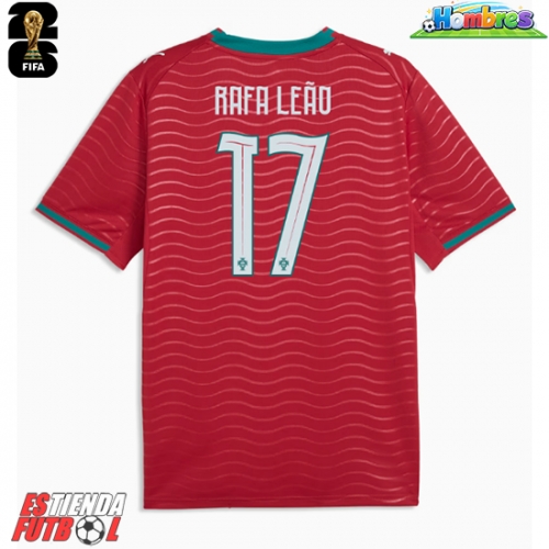 Portugal Rafael Leao #17 Primera Equipación Mundial 2026 Manga Corta